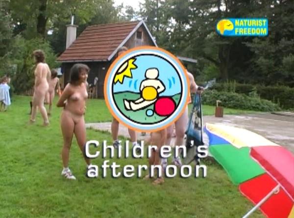 Children's afternoon - camp of nudists
