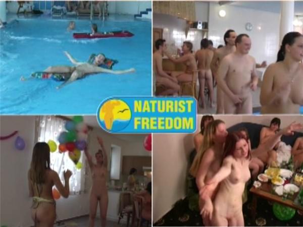 Girls birthday party - family nudism Girls birthday party - family nudism