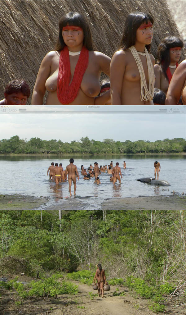 Nudism on the bank of Amazon Nudism on the bank of Amazon