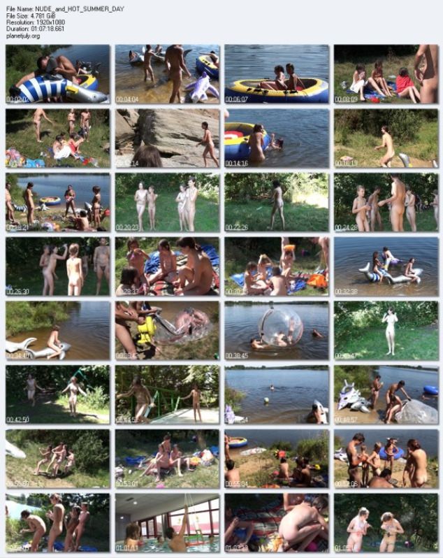 Sunny day and bare people - Purenudism HD video Sunny day and bare people - Purenudism HD video